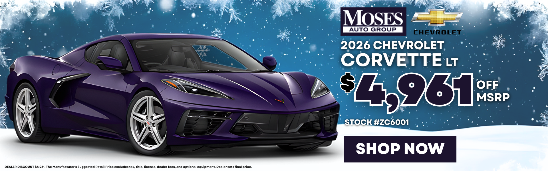 2026 Corvette LT January Offer