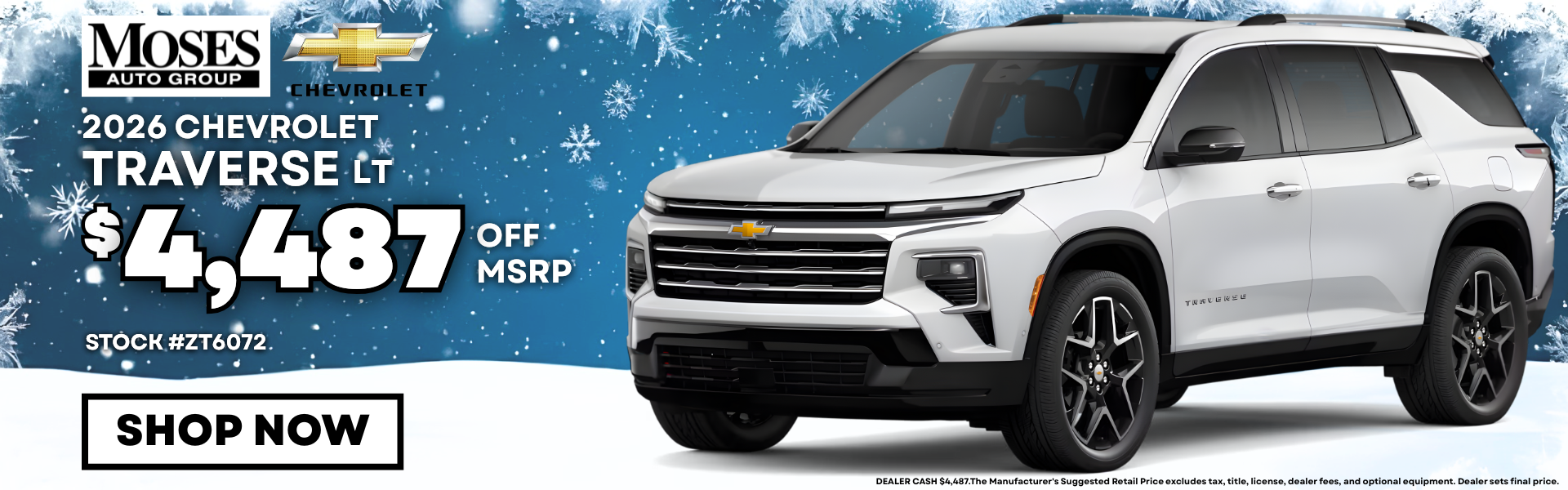 2026 Traverse LT January Offer