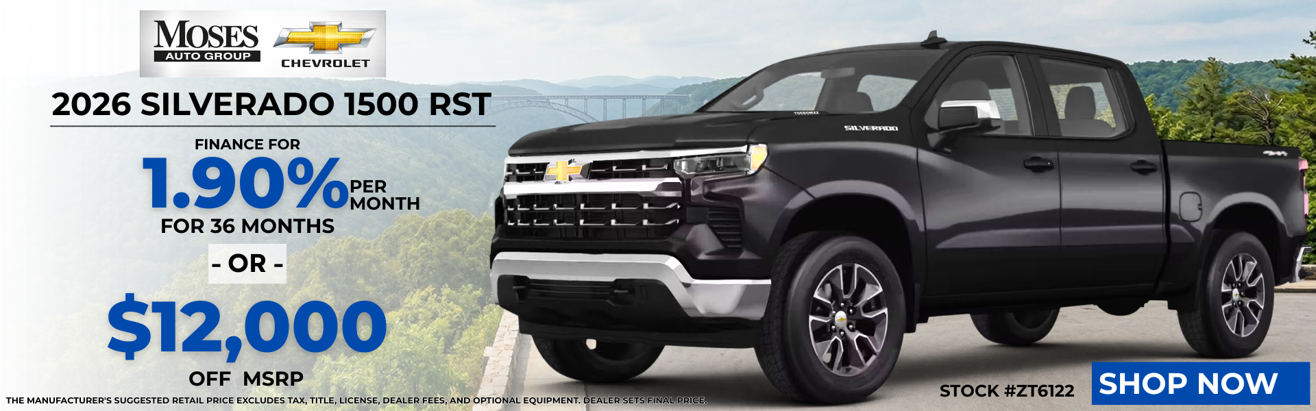 2026 Silverado 1500 RST April Offer